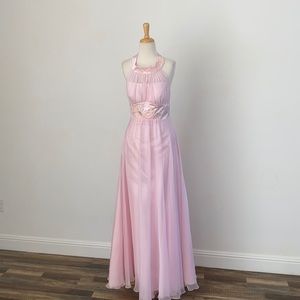 One piece chiffon dress